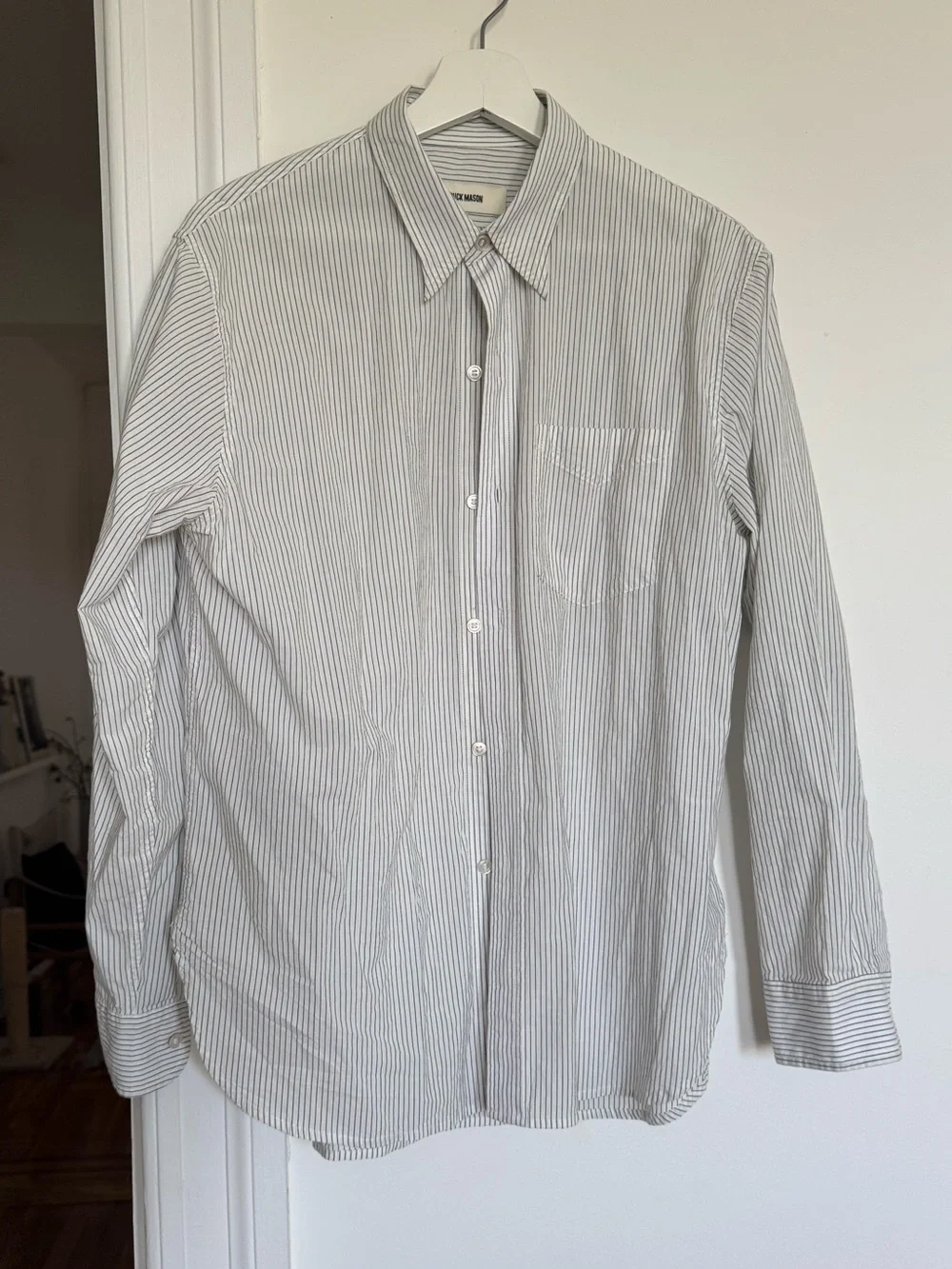 Buck Mason Striped Button-Down Shirt - Picture 2 of 7